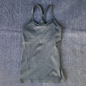 Size 8 Lululemon black workout tank